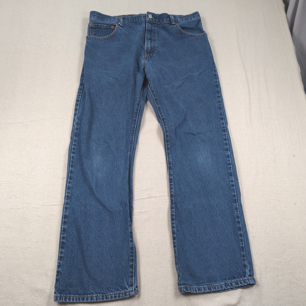 Levis Jeans Mens 36x30 Blue 517 Boot Cut Western Cowboy Casual‎ American Classic